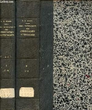 Image du vendeur pour Real-Encyklopdie der Christlichen alterthmer - En deux Tomes - Tomes 1 + 2 - Tome 1 : A-H - Tome 2 : I-Z. mis en vente par Le-Livre