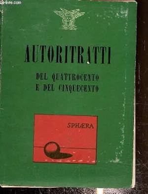 Seller image for Autoritratti del quattrocento e del cinquecento for sale by Le-Livre