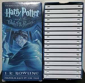 Harry Potter and the Order of the Phoenix Books On Tape Unabridged 17 Cassettes