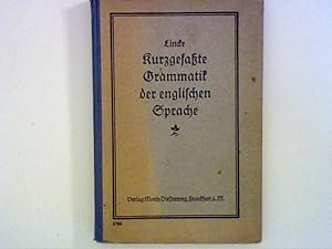 Bild des Verkufers fr Kurzgefate Grammatik der Englischen Sprache fr hhere Lehranstalten. zum Verkauf von ANTIQUARIAT FRDEBUCH Inh.Michael Simon