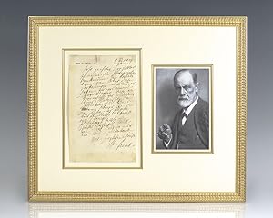 Sigmund Freud Autograph Letter Signed.
