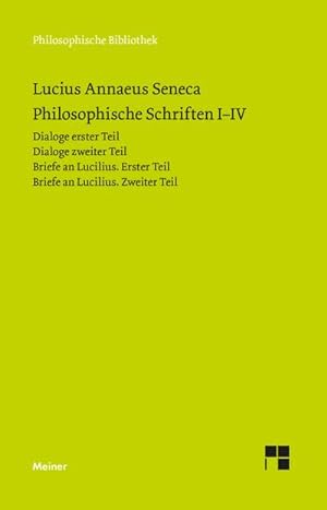 Bild des Verkufers fr Philosophische Schriften : in vier Bnden zum Verkauf von AHA-BUCH GmbH