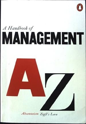 Seller image for A Handbook of Management (Reference Books) for sale by books4less (Versandantiquariat Petra Gros GmbH & Co. KG)