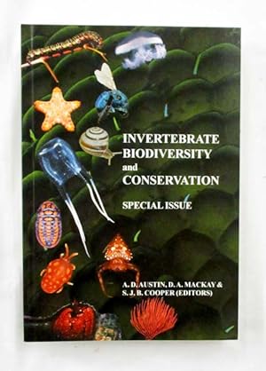 Bild des Verkufers fr Invertebrate Biodiversity and Conservation Special Issue (Records of the South Australian Museum Monograph Series Number 7) zum Verkauf von Adelaide Booksellers