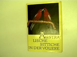 Australische Sittiche in der Voliere,