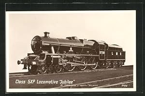 Postcard Class 5XP Locomotive Jubilee, englische Eisenbahn