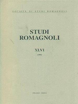 Bild des Verkufers fr Studi romagnoli XLVI 1995 zum Verkauf von Librodifaccia