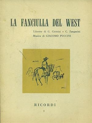 Immagine del venditore per La fanciulla del west venduto da Librodifaccia