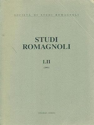 Bild des Verkufers fr Studi romagnoli LII 2001 zum Verkauf von Librodifaccia