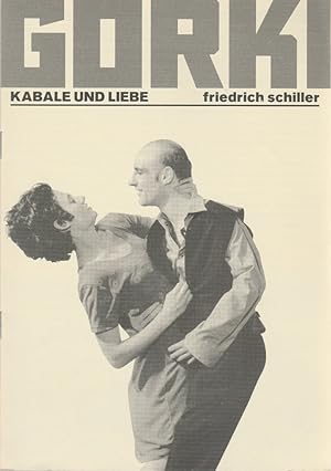 Seller image for Programmheft Friedrich Schiller KABALE UND LIEBE Premiere 16. April 1996 Spielzeit 1995 / 96 for sale by Programmhefte24 Schauspiel und Musiktheater der letzten 150 Jahre