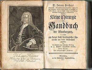 Bild des Verkufers fr Kleine Chirurgie oder Handbuch der Wundarzney, . zum Verkauf von Wiener Antiquariat Ingo Nebehay GmbH