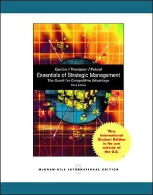Immagine del venditore per International Edition - Essentials of Strategic Management: The Quest for Competitive Advantage, 3e venduto da READINGON LLC