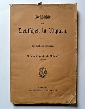 Geschichte der Deutschen in Ungarn. Ein deutsches Volksbuch. Gotha: Friedrich Andreas Perthes 1912,.