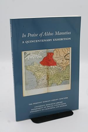Image du vendeur pour In Praise of Aldus Manutius. mis en vente par ATGBooks