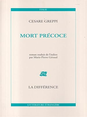 Immagine del venditore per Mort precoce venduto da Librodifaccia