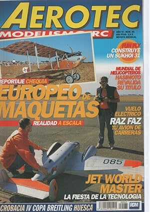Seller image for Revista Aerotec modelismo RC numero 065: Reportaje chequia for sale by El Boletin