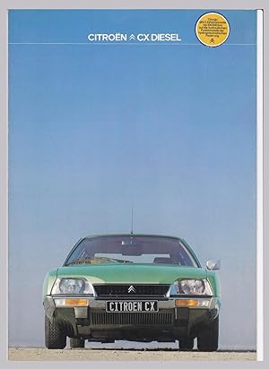 Prospekt Citroen CX Diesel, Automobil Köln Citroën 1977, bebildert und illustriert