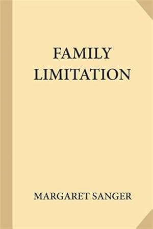 Immagine del venditore per Family Limitation venduto da GreatBookPrices