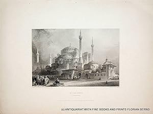 ISTANBUL, Hagia Sophia view c. 1830