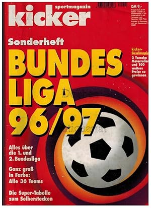 Kicker Sportmagazin. Sonderheft. Bundesliga 96/97.