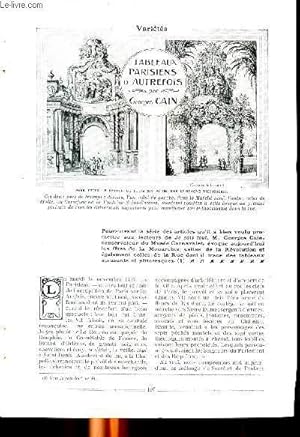 Bild des Verkufers fr Tableaux parisiens d'autrefois zum Verkauf von Le-Livre