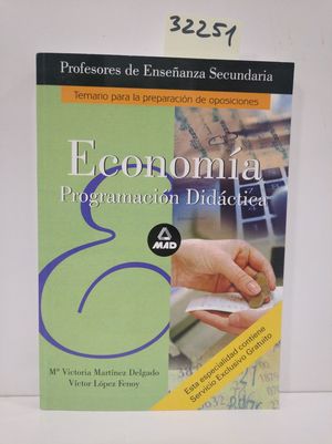 Imagen del vendedor de CUERPO DE PROFESORES DE ENSEANZA SECUNDARIA ECONOMIA. PROGRAMACION DIDACTICA a la venta por Librera Circus