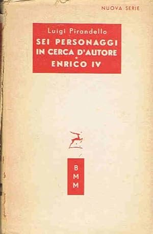 Imagen del vendedor de Maschere Nude. SEI PERSONAGGI IN CERCA D?AUTORE * ENRICO IV a la venta por Librera Torren de Rueda