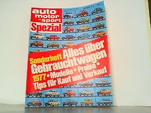 Bild des Verkufers fr Auto Motor und Sport - Spezial - Sonderheft - NR. 2 - 1977. zum Verkauf von Antiquariat Ehbrecht - Preis inkl. MwSt.