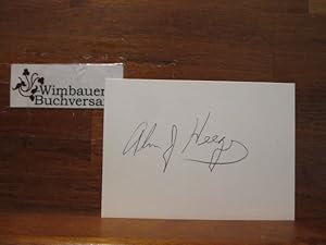 Seller image for Alan Heeger Nobelpreis fr Chemie 2000 // Autogramm Autograph signiert signed signee for sale by Antiquariat im Kaiserviertel | Wimbauer Buchversand