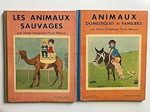 Deux titres: Les animaux sauvages et Animaux domestiques et familiers.