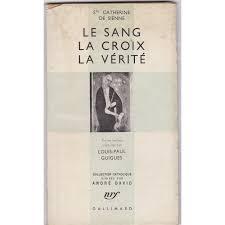 Image du vendeur pour Le sang la croix la vrit 2020-553 Gallimard XX BE TBE 1 BE 1 mis en vente par Des livres et nous