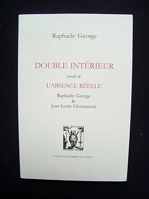 Image du vendeur pour Double intrieur prcd de l'absence relle - mis en vente par Le Livre  Venir