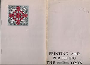 Bild des Verkufers fr Printing and publishing 'The Times' zum Verkauf von Gwyn Tudur Davies