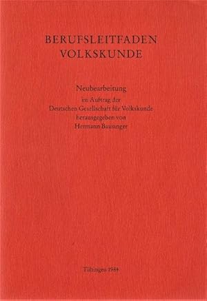 Bild des Verkufers fr Berufsleitfaden Volkskunde. zum Verkauf von La Librera, Iberoamerikan. Buchhandlung