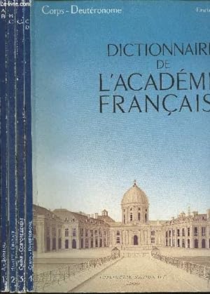 Image du vendeur pour Dictionnaire de l'Académie Française - Fascicules 1 à 4 (en 4 fascicules) mis en vente par Le-Livre