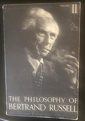 Image du vendeur pour The Philosophy of Bertrand Russell, Volume II mis en vente par Margaret Bienert, Bookseller