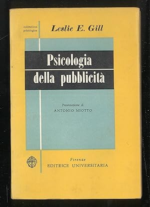 Seller image for Psicologia della pubblicit for sale by Sergio Trippini