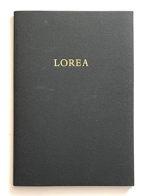 Lorea. An Elegy