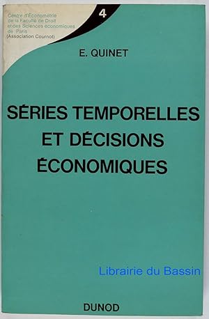 Seller image for Sries temporelles et dcisions conomiques for sale by Librairie du Bassin