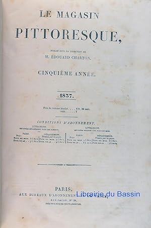 Seller image for Le magasin pittoresque 1837 for sale by Librairie du Bassin