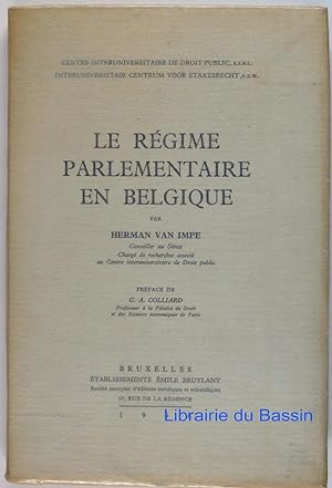 Le régime parlementaire en Belgique