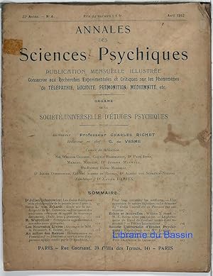 Annales des Sciences Psychiques n°4