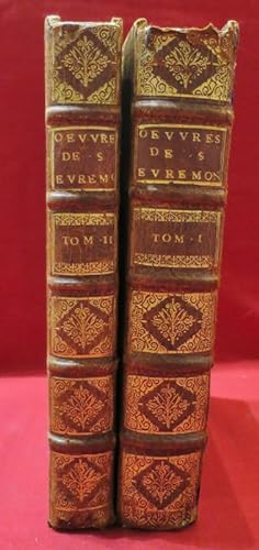 Image du vendeur pour Oeuvres Meslees (mles) de Mr de Saint-Evremont (2 volumes). mis en vente par Librairie Diogne SARL