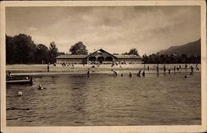 Ansichtskarte / Postkarte Lochau Bregenz Vorarlberg, Hotel Strandpalast, Strandbad