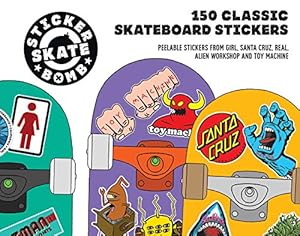 Immagine del venditore per Stickerbomb Skateboard: 150 Classic Skateboard Stickers by Studio Rarekwai (SRK) [Paperback ] venduto da booksXpress