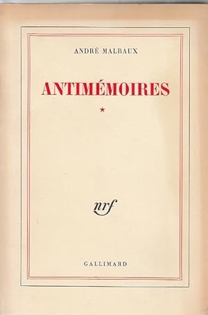 Antimémoires, [Vol 1] / André Malraux