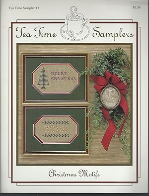 Imagen del vendedor de Christmas Motifs Cross Stitch Sampler, Angel, Noel, Merry Christmas (Tea time sampler #3) a la venta por MyLibraryMarket