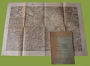 Grande carta Topografica della guerra TCI Lubiana Laibach Skofia Loka Kranj Sava