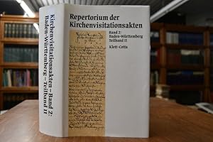 Image du vendeur pour Repertorium der Kirchenvisitationsakten aus dem 16. und 17. Jahrhundert in Archiven der Bundesrepublik Deutschland. Bd. 2., Baden-Wrttemberg, Teilband II.: Der protestantische Sdwesten. mis en vente par Gppinger Antiquariat