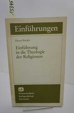 Seller image for Einfhrung in die Theologie der Religionen. for sale by AphorismA gGmbH